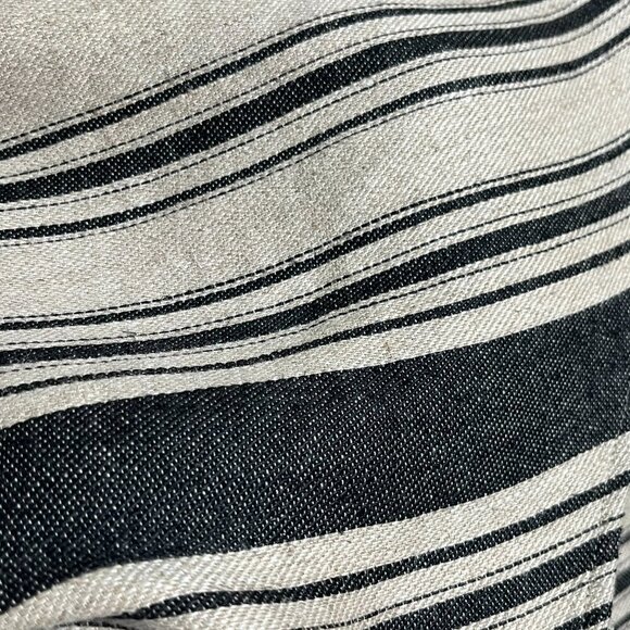 Rare VTG Ralph Lauren Blanket Wrap Midi Skirt Asymmetrical Linen Belt Detail - Picture 9 of 11